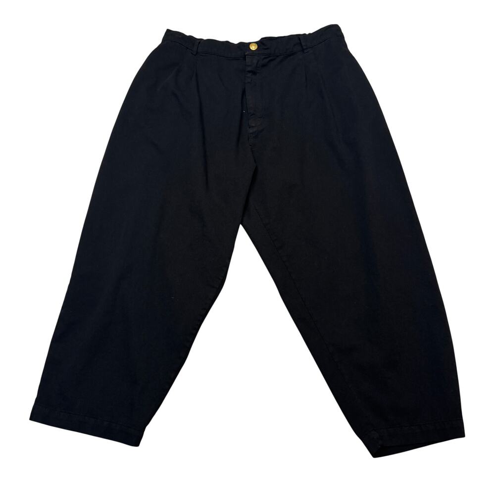 Big Bud Press Trousers High Waisted Work Pants Womens 2XL Petite Boho Indie Twee